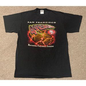 Vintage 90s Mens XL San Francisco 49ers Tultex NFL Football Graphic T-Shirt